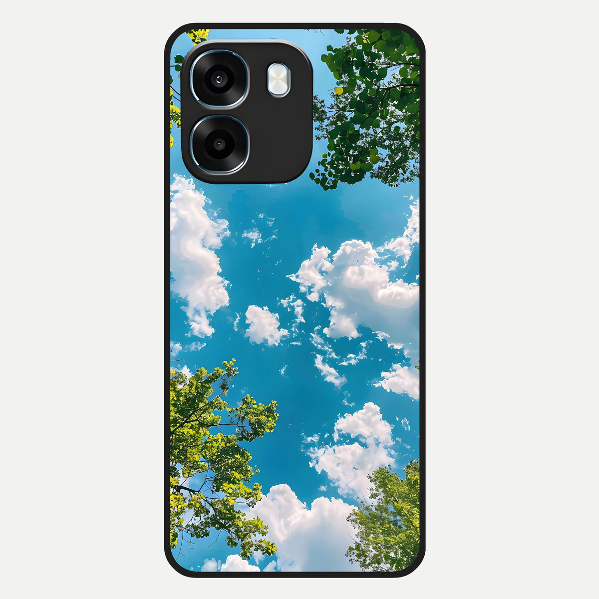  Green Moon Energy Glass Case For Oppo K14 5G back cover – full design glossy printed glass finish