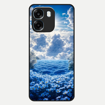  Heavenly Daisy Horizon Glass Case For Oppo K14 5G back cover – full design glossy printed glass finish
