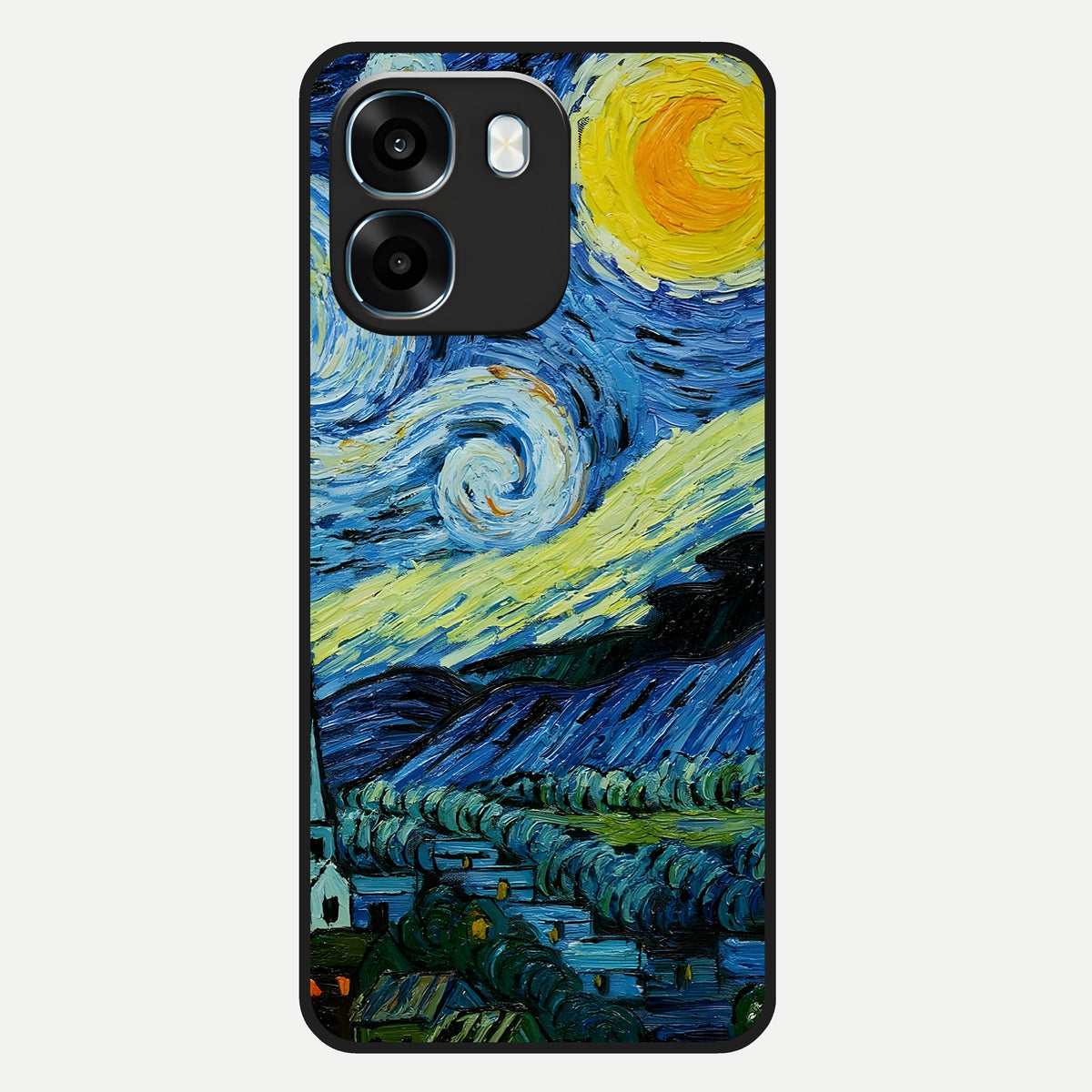  Inspired Van Gogh Art Glass Case For Oppo K14 5G back cover – full design glossy printed glass finish