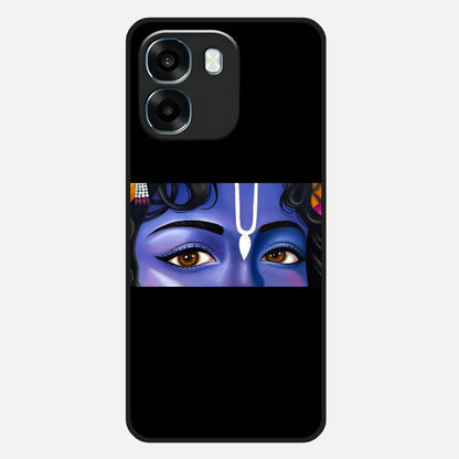  Krishna Eye Glass Case For Oppo K14 5G back cover – full design glossy printed glass finish