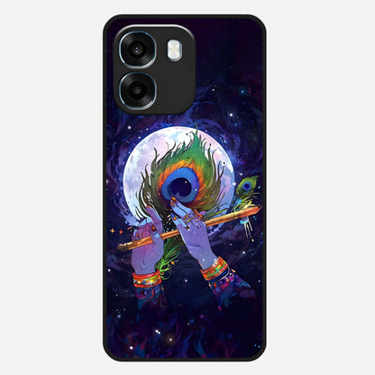  Krishna Hands Art Glass Case For Oppo K14 5G back cover – full design glossy printed glass finish