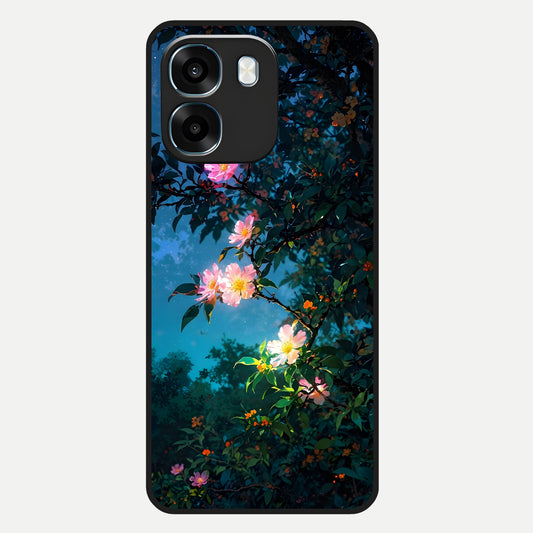  Midnight Bloom Glow Glass Case For Oppo K14 5G back cover – full design glossy printed glass finish