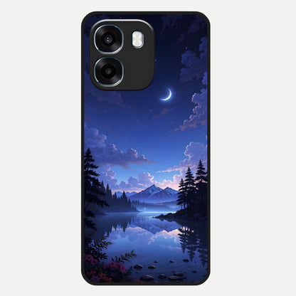  Midnight Lake Peace Glass Case For Oppo K14 5G back cover – full design glossy printed glass finish