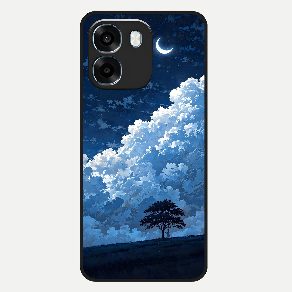  Midnight Sky Serenity Glass Case For Oppo K14 5G back cover – full design glossy printed glass finish