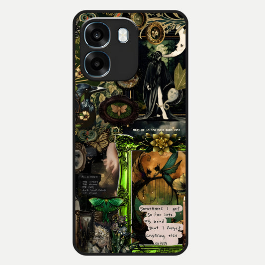  Mystic Woods Secret Glass Case For Oppo K14 5G back cover – full design glossy printed glass finish