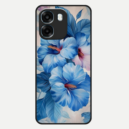  Ocean Hibiscus Grace Glass Case For Oppo K14 5G back cover – full design glossy printed glass finish