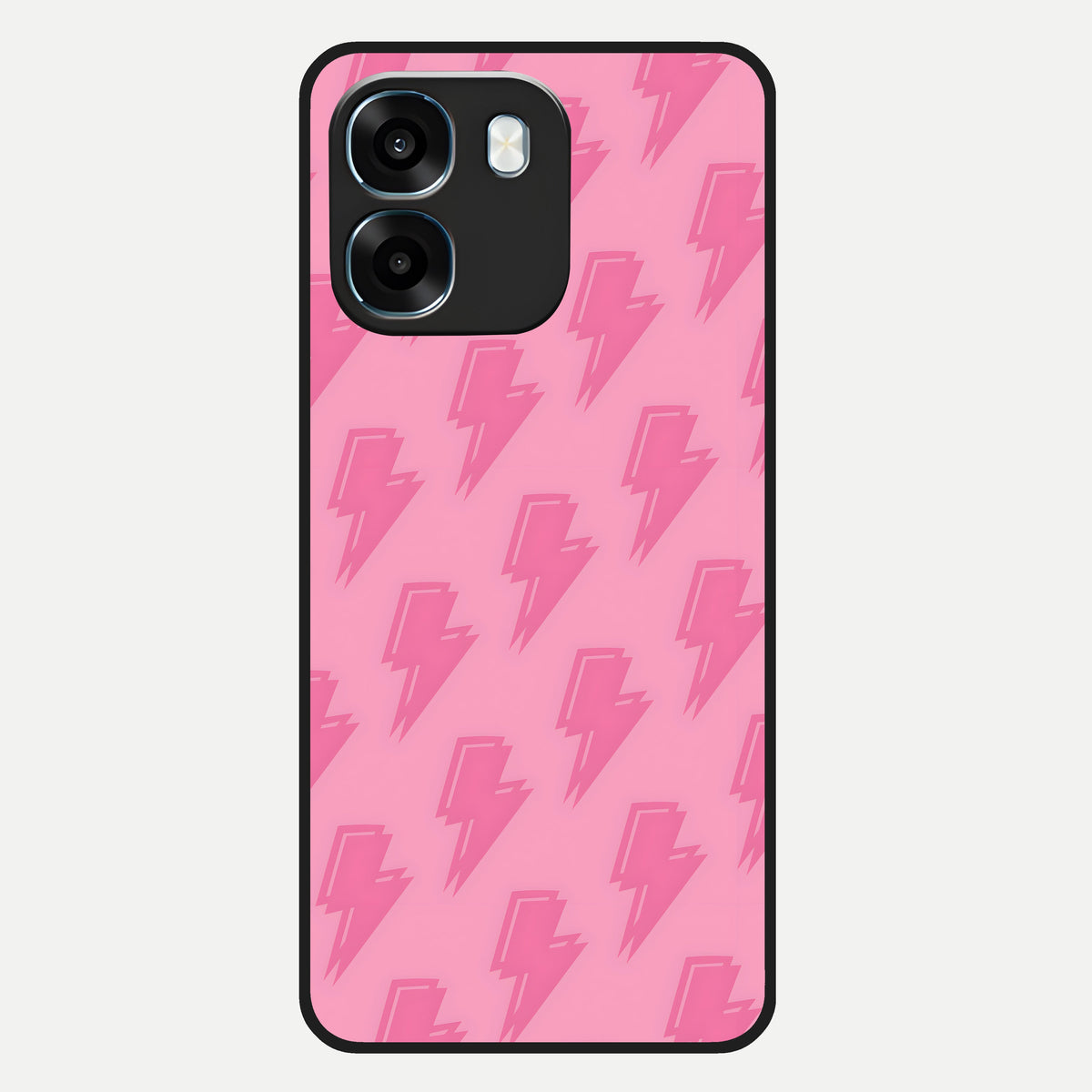  Pink Moo Magic Glass Case For Oppo K14 5G back cover – full design glossy printed glass finish