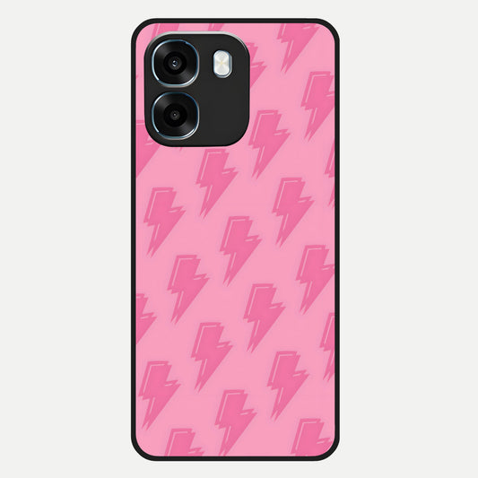  Pink Moo Magic Glass Case For Oppo K14 5G back cover – full design glossy printed glass finish