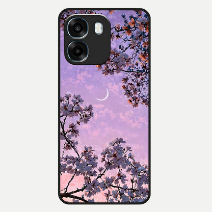  Purple Serenity Moon Glass Case For Oppo K14 5G back cover – full design glossy printed glass finish