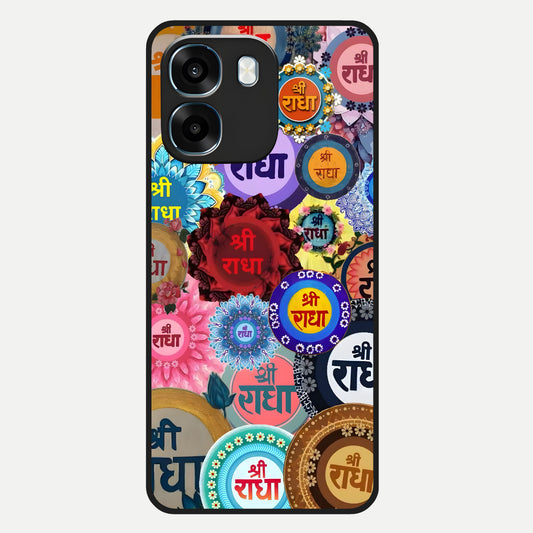  Radha Divine Bloom Glass Case For Oppo K14 5G back cover – full design glossy printed glass finish
