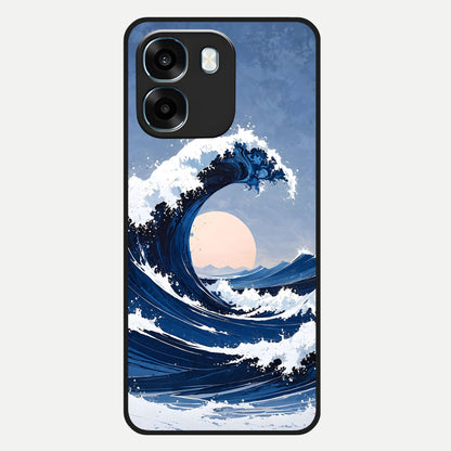  Rising Tide Power Glass Case For Oppo K14 5G back cover – full design glossy printed glass finish