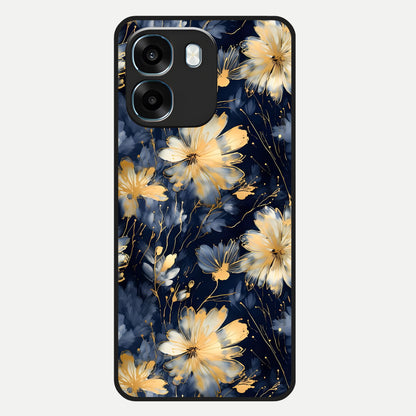  Royal Petal Dream Glass Case For Oppo K14 5G back cover – full design glossy printed glass finish
