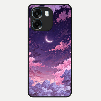  Sky Drift Clouds Glass Case For Oppo K14 5G back cover – full design glossy printed glass finish