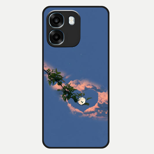  Sky Under Tree Glass Case For Oppo K14 5G back cover – full design glossy printed glass finish