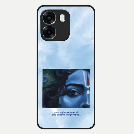  Spiritual Krishna Glass Case For Oppo K14 5G back cover – full design glossy printed glass finish
