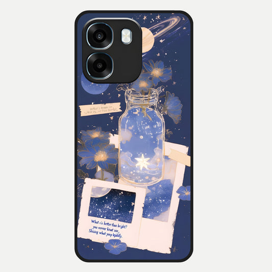 Starlit Cosmic Jar Glass Case For Oppo K14 5G back cover – full design glossy printed glass finish