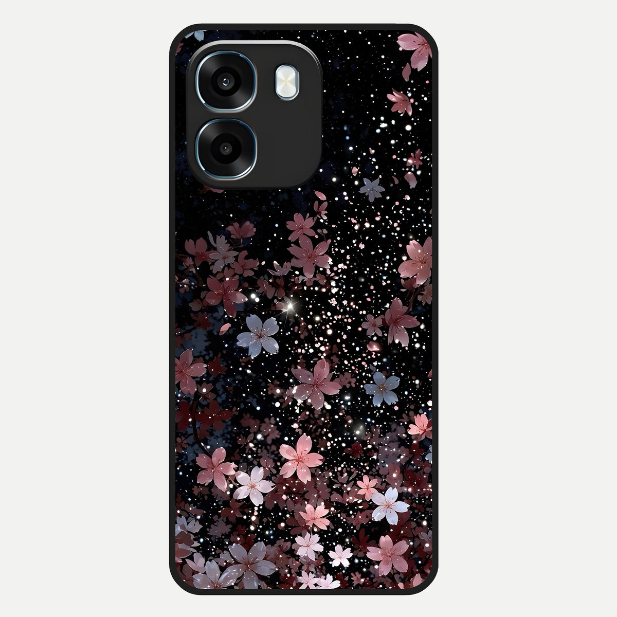  Starlit Flower Dreams Glass Case For Oppo K14 5G back cover – full design glossy printed glass finish