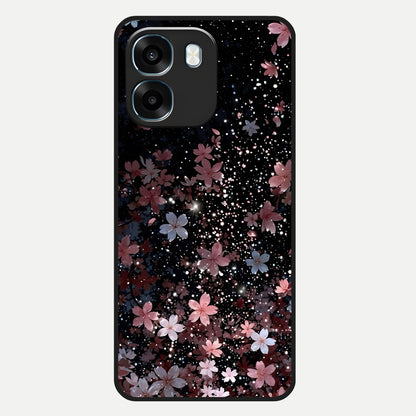  Starlit Flower Dreams Glass Case For Oppo K14 5G back cover – full design glossy printed glass finish