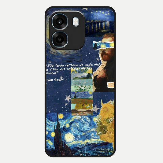  Starry Dream Vision Glass Case For Oppo K14 5G back cover – full design glossy printed glass finish