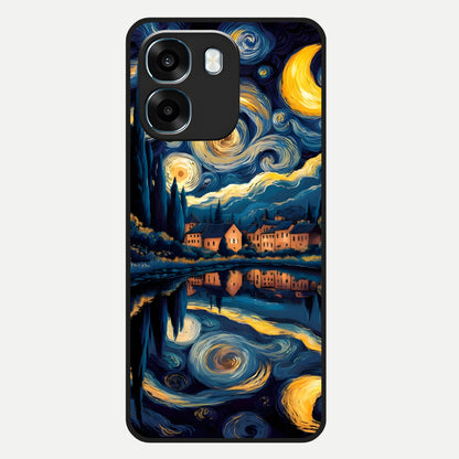  Starry Sky Serenity Glass Case For Oppo K14 5G back cover – full design glossy printed glass finish