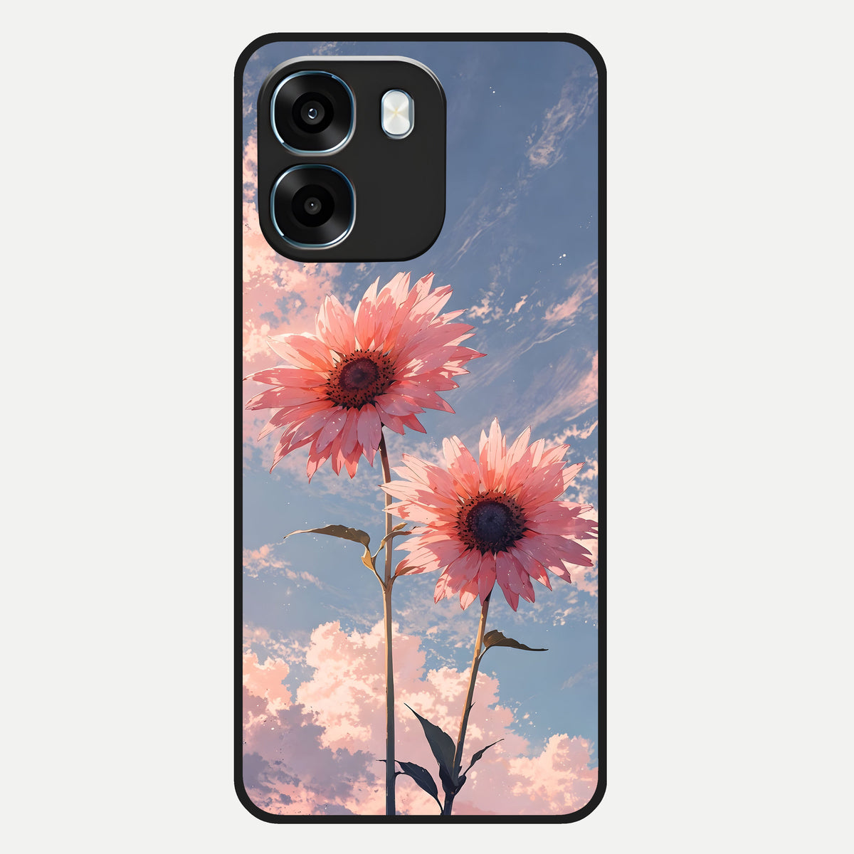  Sun Moon Balance Glass Case For Oppo K14 5G back cover – full design glossy printed glass finish