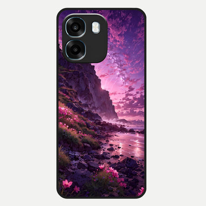  Twilight Blossom Coast Glass Case For Oppo K14 5G back cover – full design glossy printed glass finish