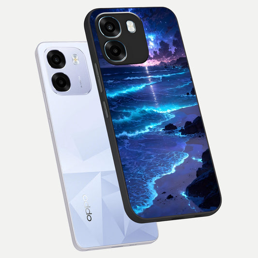  Classic Damn Look phone case For Oppo K14 5G showing premium glass back cover with detailed artwork