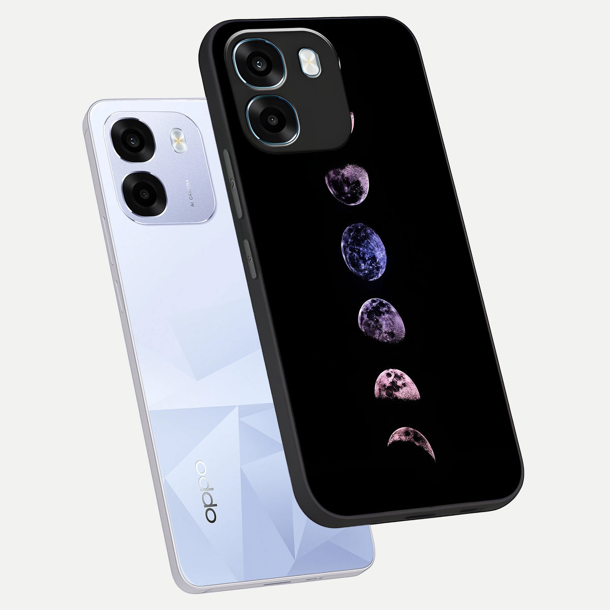 Crimson All Planets phone case For Oppo K14 5G showing premium glass back cover with detailed artwork