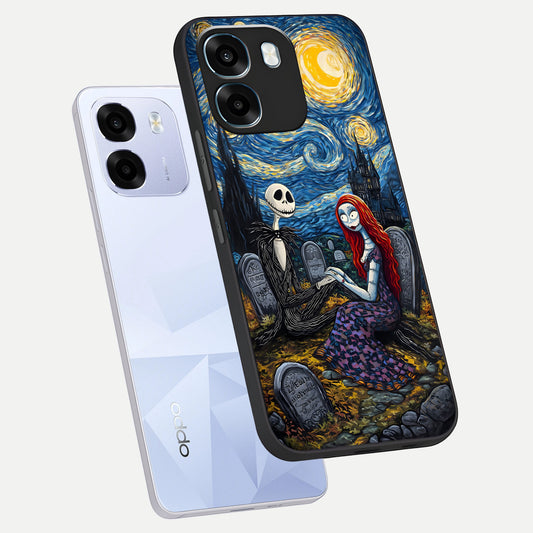  Eternal Night Love phone case For Oppo K14 5G showing premium glass back cover with detailed artwork
