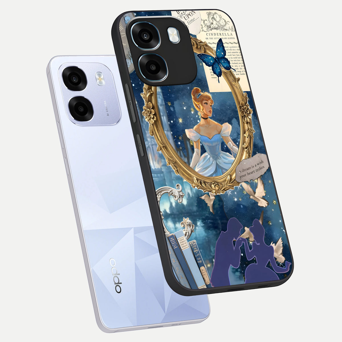  Midnight Queen phone case For Oppo K14 5G showing premium glass back cover with detailed artwork
