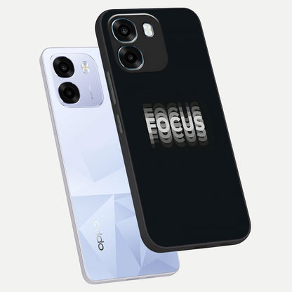  Mono Focus Vision phone case For Oppo K14 5G showing premium glass back cover with detailed artwork