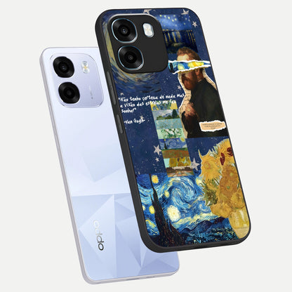  Starry Dream Vision phone case For Oppo K14 5G showing premium glass back cover with detailed artwork