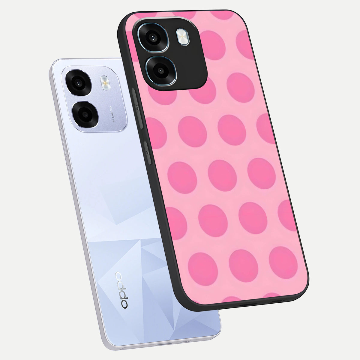  Sweet Dot Dreams phone case For Oppo K14 5G showing premium glass back cover with detailed artwork