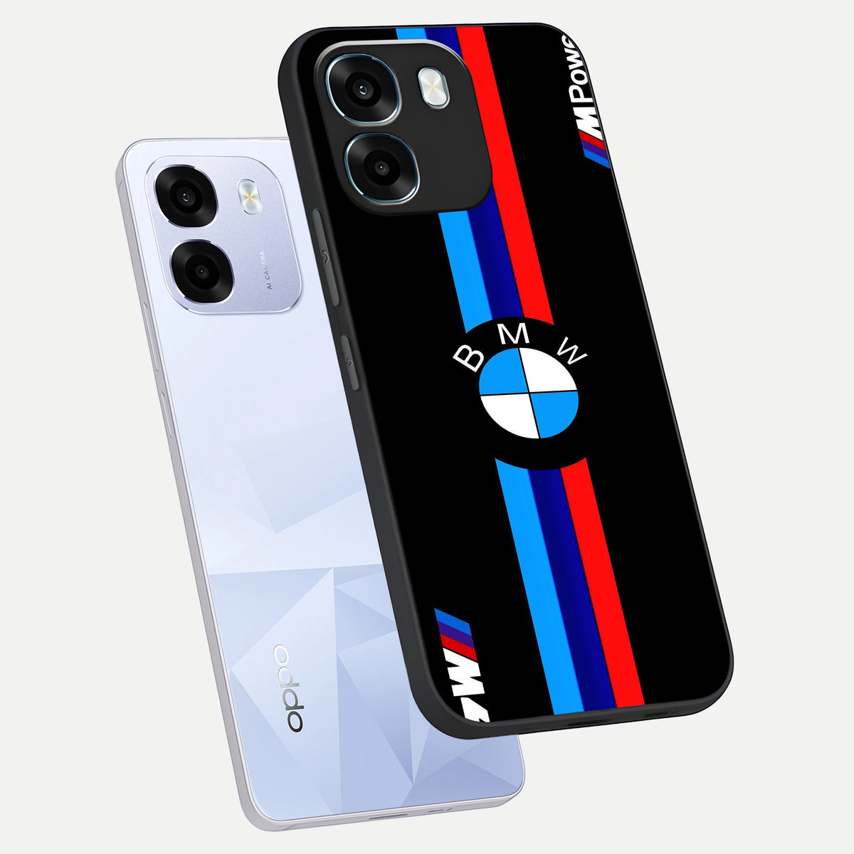  Turbo BMW Beast phone case For Oppo K14 5G showing premium glass back cover with detailed artwork