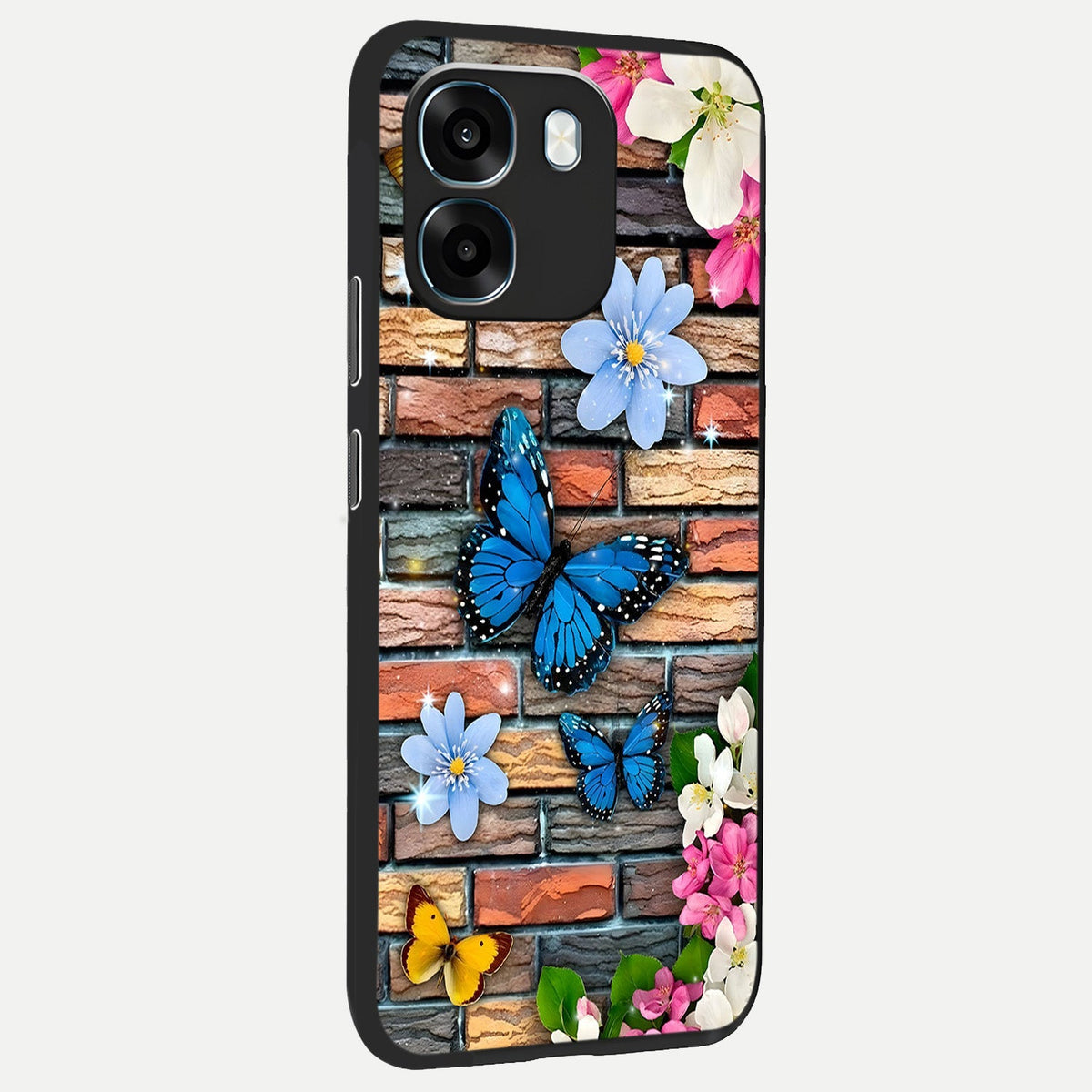  Brick Bloom Flight back cover For Oppo K14 5G slim fit glass case with vibrant aesthetic design