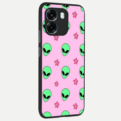  Cosmic Cute Crush back cover For Oppo K14 5G slim fit glass case with vibrant aesthetic design
