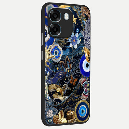  Golden Moon Magic back cover For Oppo K14 5G slim fit glass case with vibrant aesthetic design
