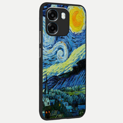  Inspired Van Gogh Art back cover For Oppo K14 5G slim fit glass case with vibrant aesthetic design