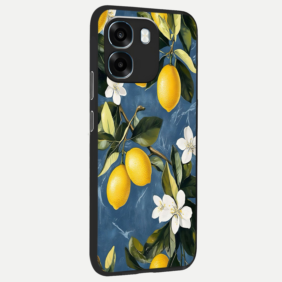  Lemon Dream Garden back cover For Oppo K14 5G slim fit glass case with vibrant aesthetic design