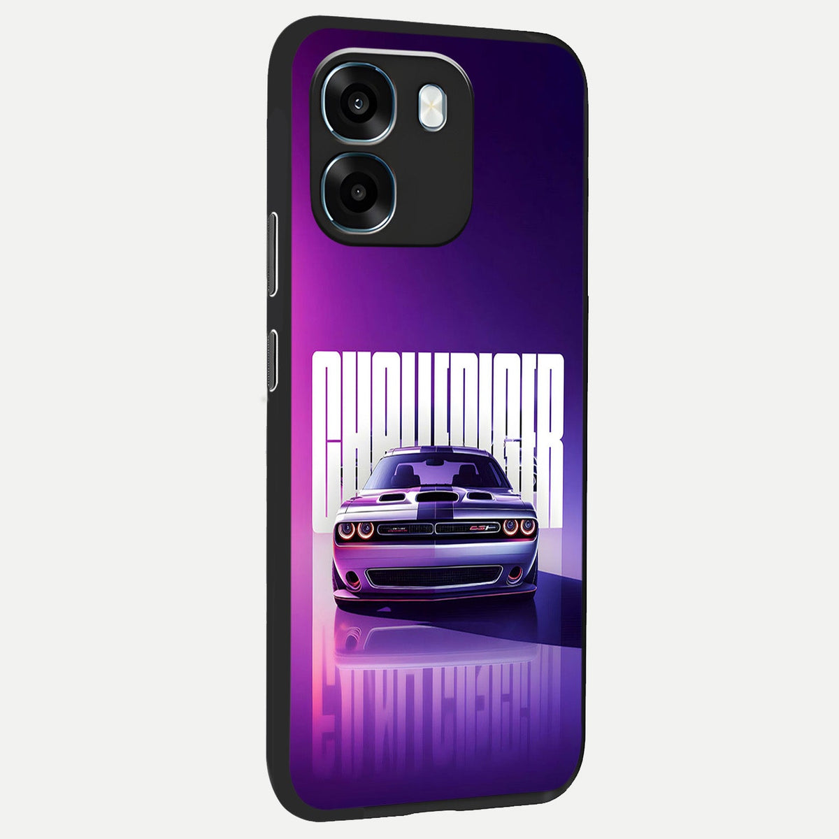  Midnight Muscle Ride back cover For Oppo K14 5G slim fit glass case with vibrant aesthetic design