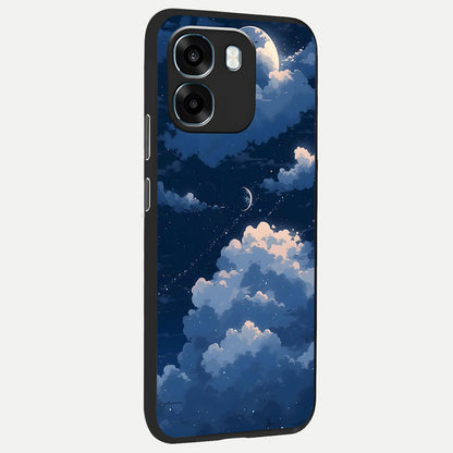  Moon Dream Haze back cover For Oppo K14 5G slim fit glass case with vibrant aesthetic design