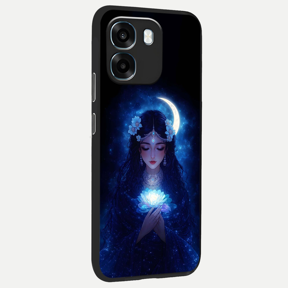  Mystic Moon Queen back cover For Oppo K14 5G slim fit glass case with vibrant aesthetic design