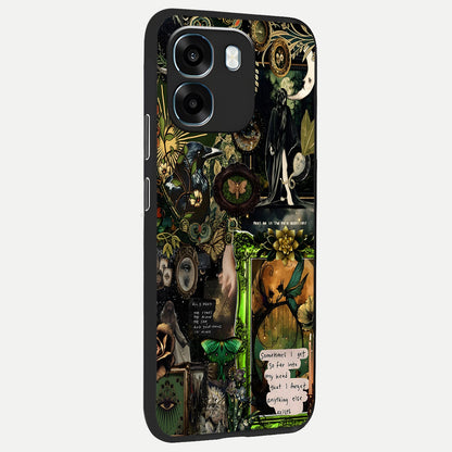  Mystic Woods Secret back cover For Oppo K14 5G slim fit glass case with vibrant aesthetic design
