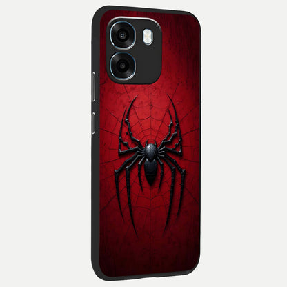  Superhero Web Emblem back cover For Oppo K14 5G slim fit glass case with vibrant aesthetic design