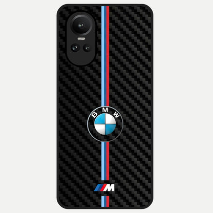  BMW Pattern Glass Case For Oppo Reno 10 back cover – full design glossy printed glass finish