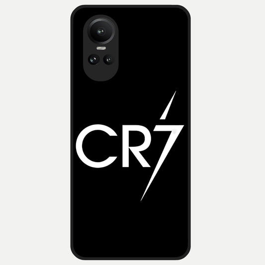  CR7 Elite Strike Glass Case For Oppo Reno 10 back cover – full design glossy printed glass finish