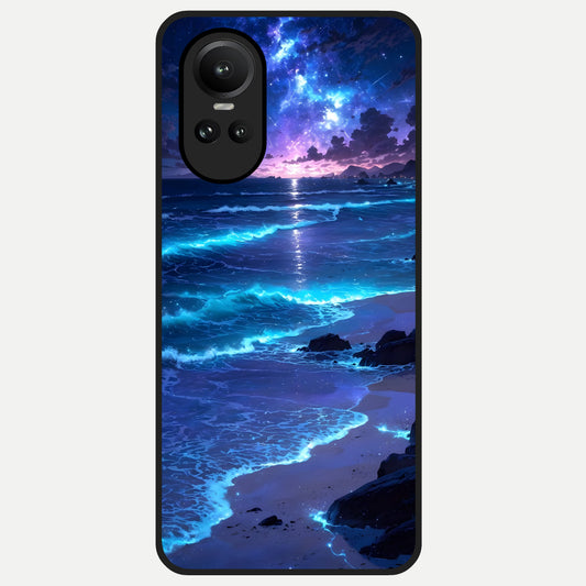  Classic Damn Look Glass Case For Oppo Reno 10 back cover – full design glossy printed glass finish