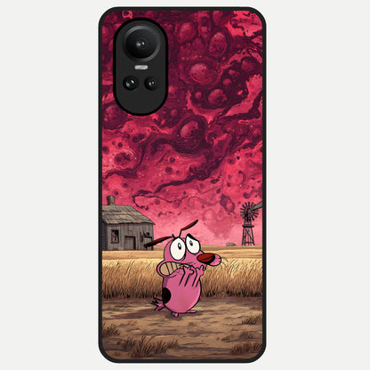 Courage Under Sky Glass Case For Oppo Reno 10 back cover – full design glossy printed glass finish