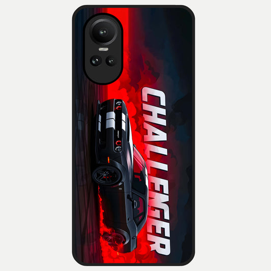  Crimson Challenger Fury Glass Case For Oppo Reno 10 back cover – full design glossy printed glass finish