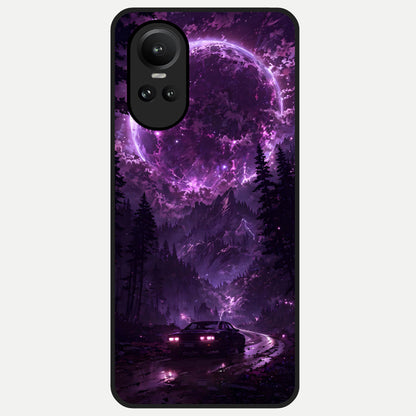  Eternal Cosmic Drive Glass Case For Oppo Reno 10 back cover – full design glossy printed glass finish